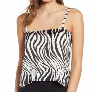 Zebra satin cami ✨